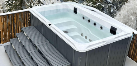 Kun je een zwemspa ook in de winter gebruiken?