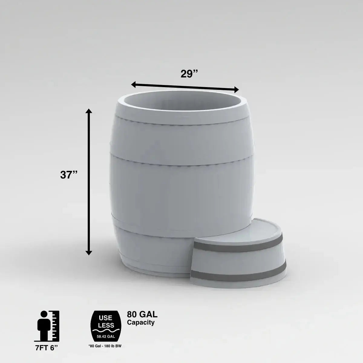 The Icebarrel XL Passion Ice Baths