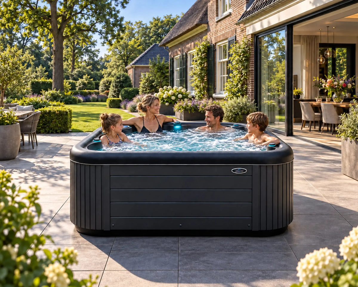 Blackpool Spa | Black ABS with DARK GREY