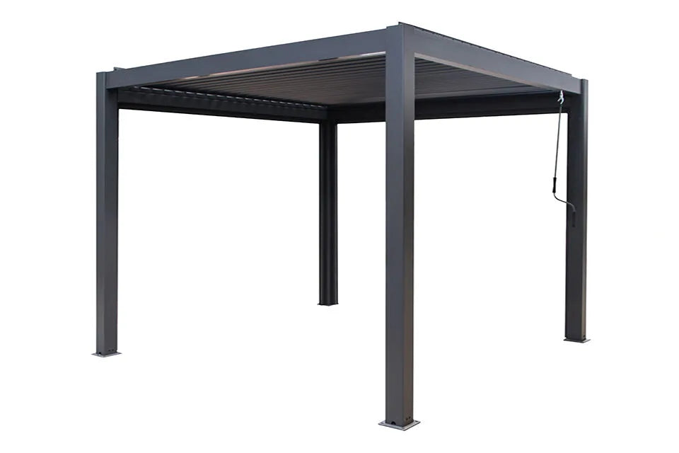 Passion Spas Lamellen Overkapping Antraciet - Home & Garden > Pool & Spa > Spas