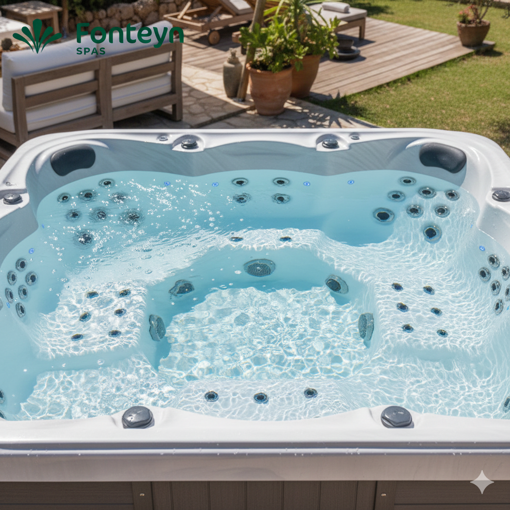 Hoe lang mag water in een jacuzzi blijven?