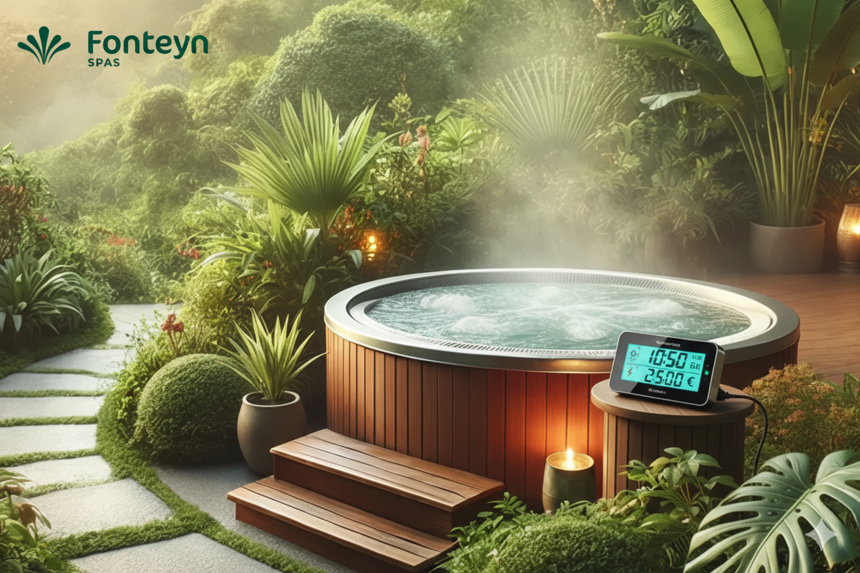 Wat kost een jacuzzi aan stroom per maand?