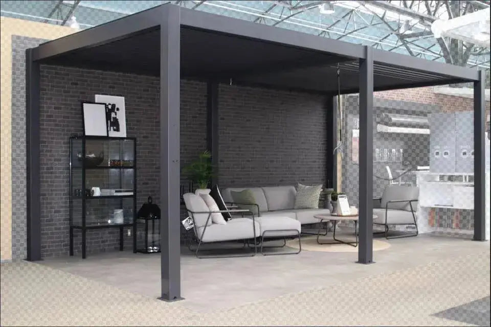 Passion Spas Lamellen Overkapping Antraciet - Home & Garden > Pool & Spa > Spas