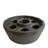 Zwarte drijvende bar met houders, perfect voor jacuzzi buiten, zwemspa of swimspa accessoires.