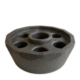 Zwarte drijvende bar met houders, perfect voor jacuzzi buiten, zwemspa of swimspa accessoires.