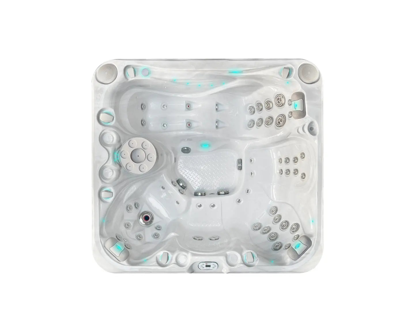 Passion Spas Spa Pleasure 5 persoons wellness spa met 56 jets, Aqua Rolling Massage en Hybrid Heating