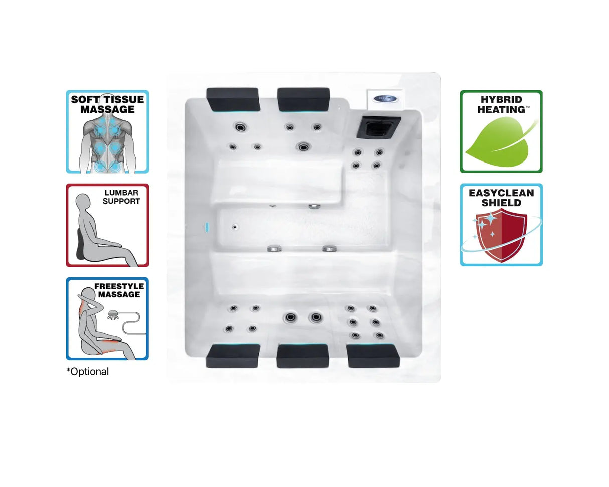 Spa Serene 5 Grey-Oak Outlet
