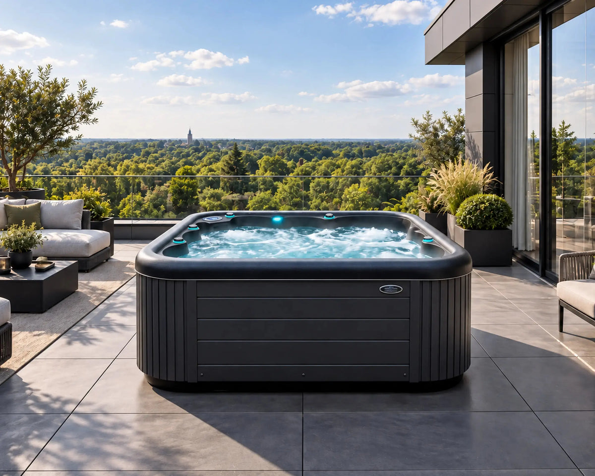 Blackpool Spa | Black ABS with DARK GREY