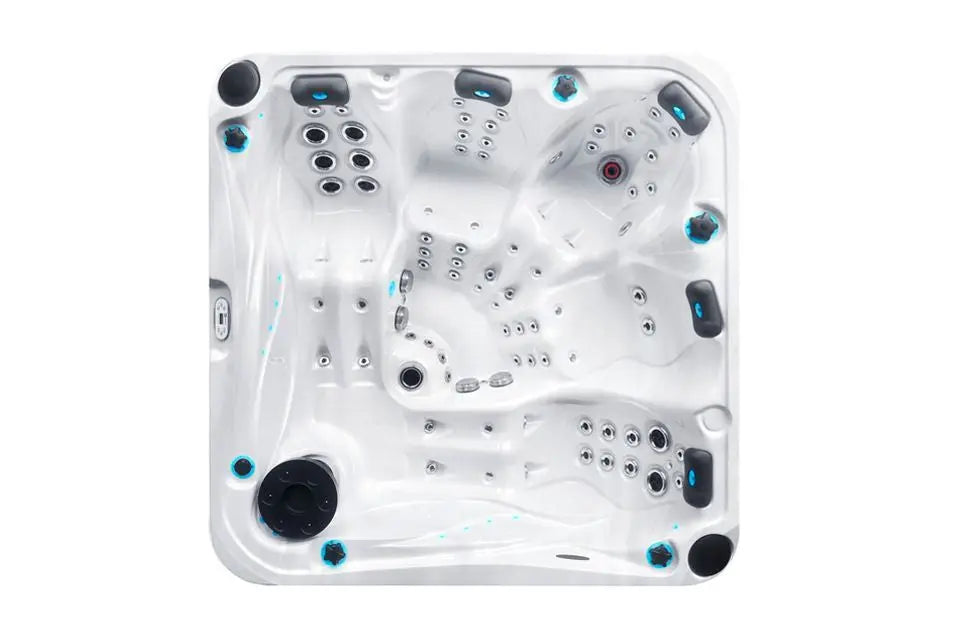 ;;Devotion luxury hot tub with 5 loungers, therapeutic jets, and advanced features from Passion Spas Signature Collection Hot Tubs