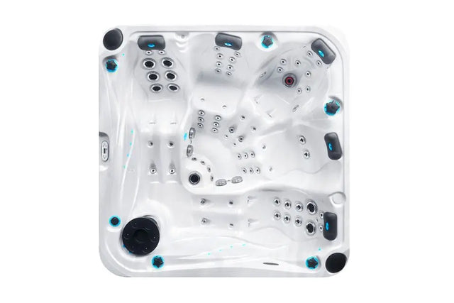 ;;Devotion luxury hot tub with 5 loungers, therapeutic jets, and advanced features from Passion Spas Signature Collection Hot Tubs