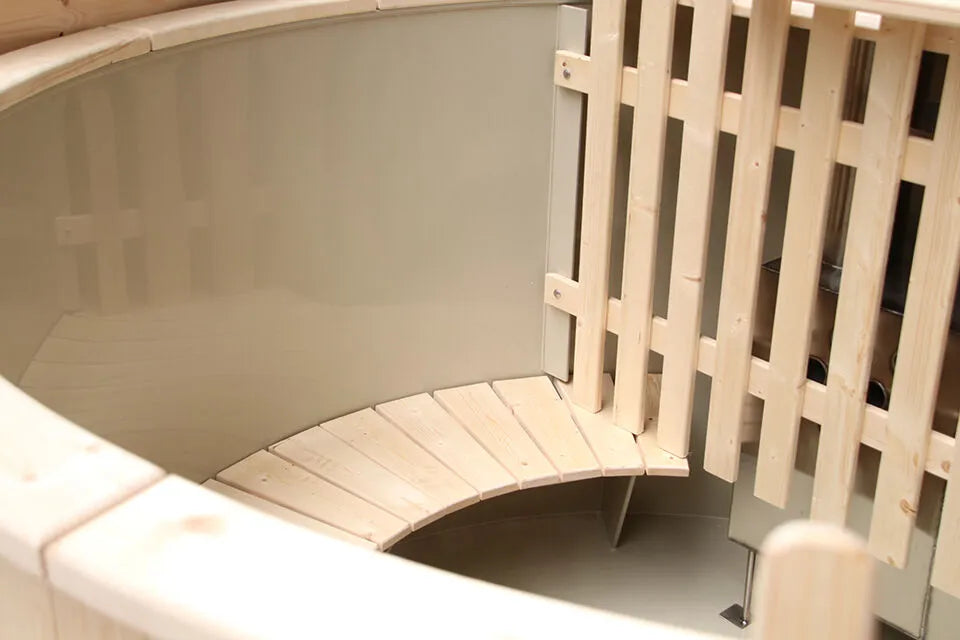 Fonteyn Spas Houten Hottub Ø180 cm met Polypropyleen Binnenzijde - Home & Garden > Pool & Spa > Spas Hottub