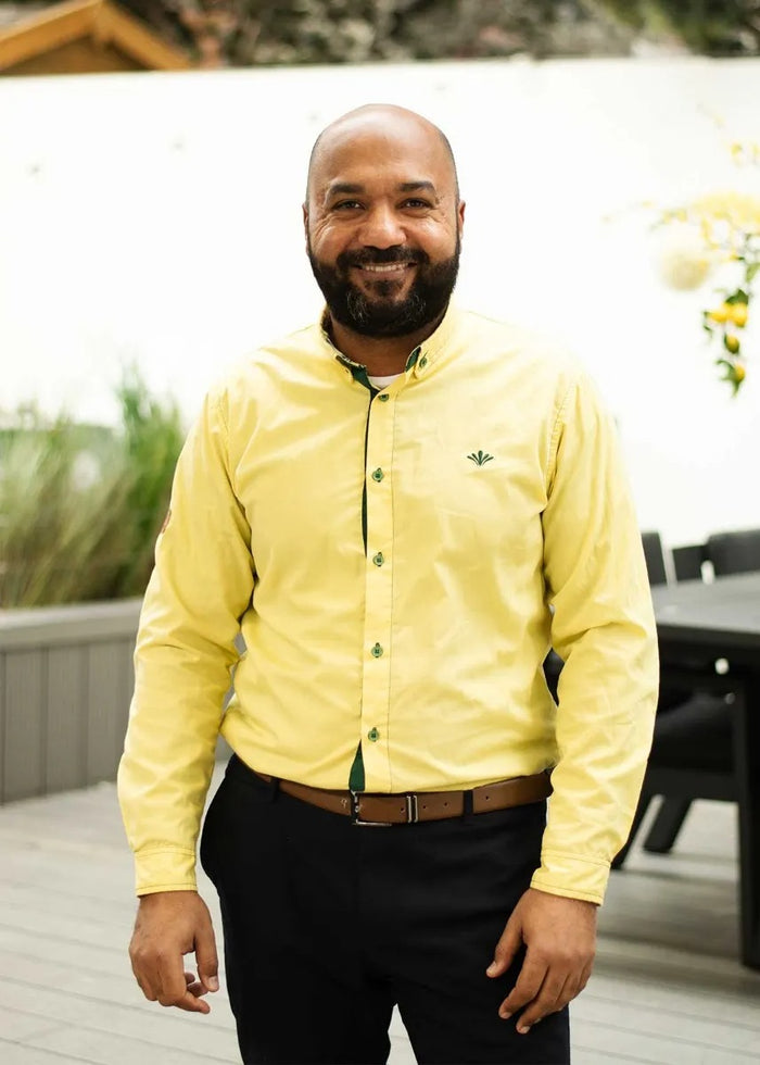 Ahmed, spa-adviseur bij Fonteyn Spas, gespecialiseerd in waterchemie