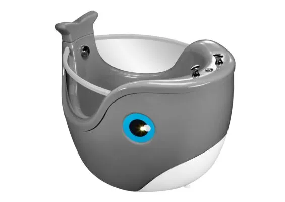 Baby Spa Whale Grijs
